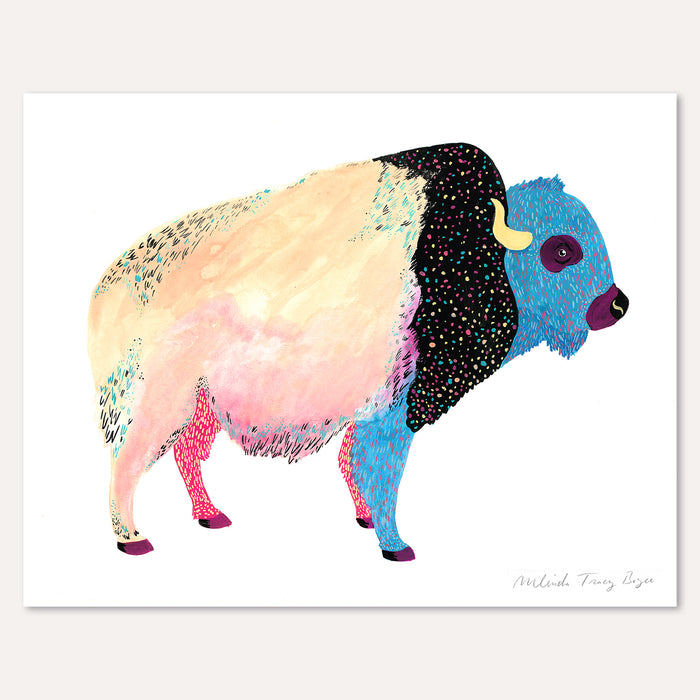 Cosmic Bison Print