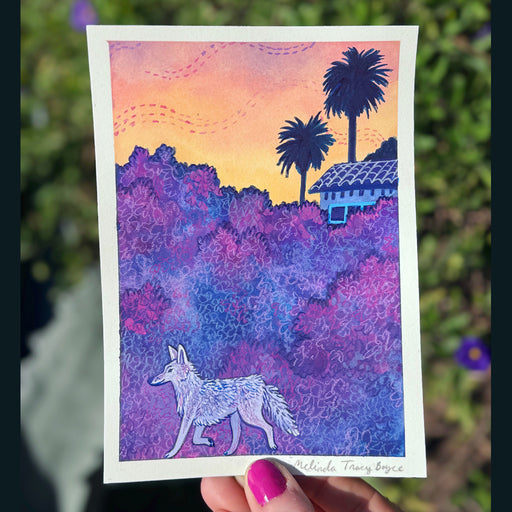 LA Sunset painting by Melinda Tracy Boyce