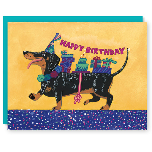 Dachshund Birthday Card