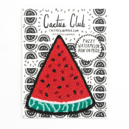 Fuzzy Watermelon Iron-On Patch