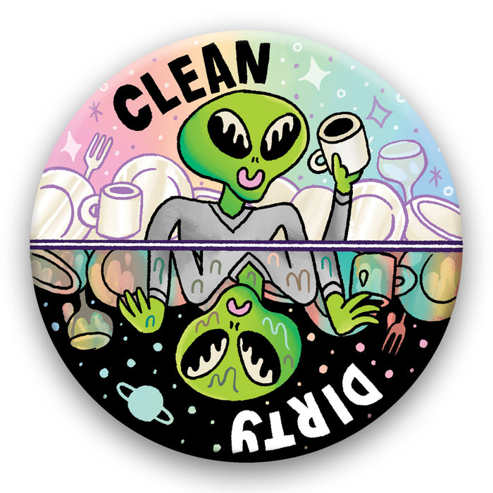 Dishwasher Alien Magnet