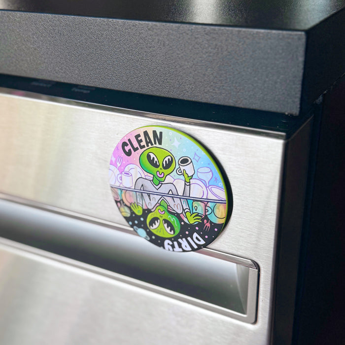 Dishwasher Alien Magnet