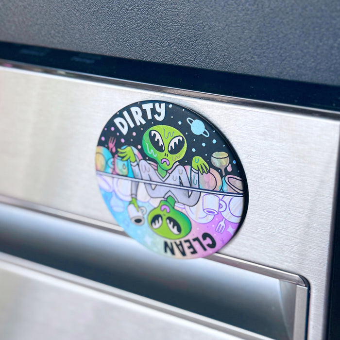 Dishwasher Alien Magnet