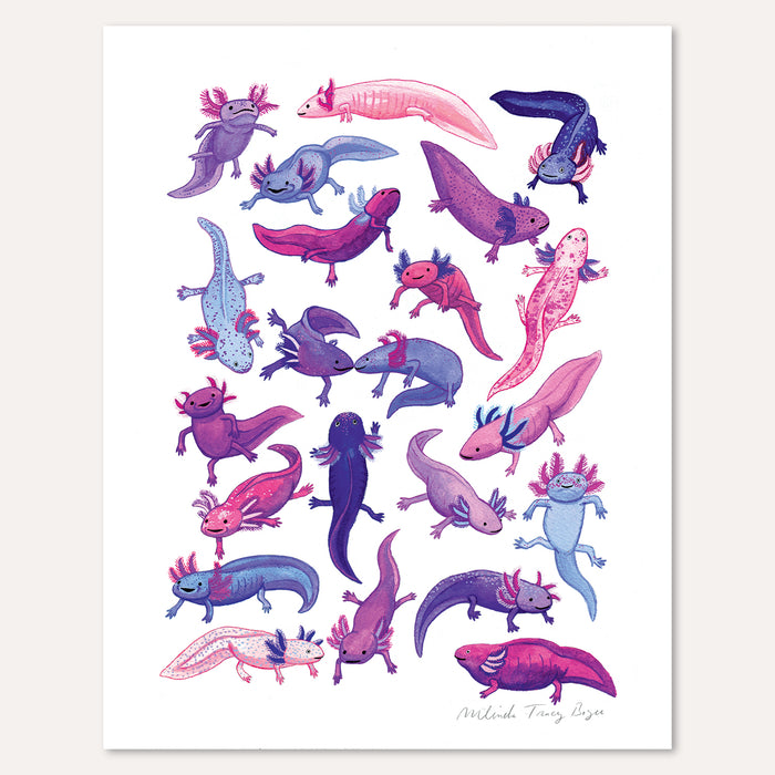 A Lotta Axolotl Print