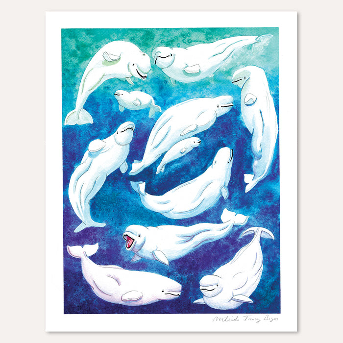 Beluga Depths Print