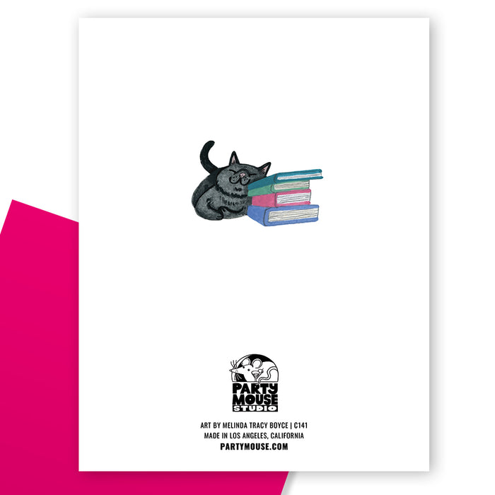 Books & Cats Card