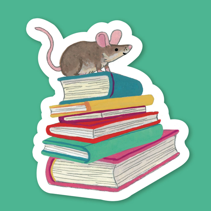 Book Mouse Sticker