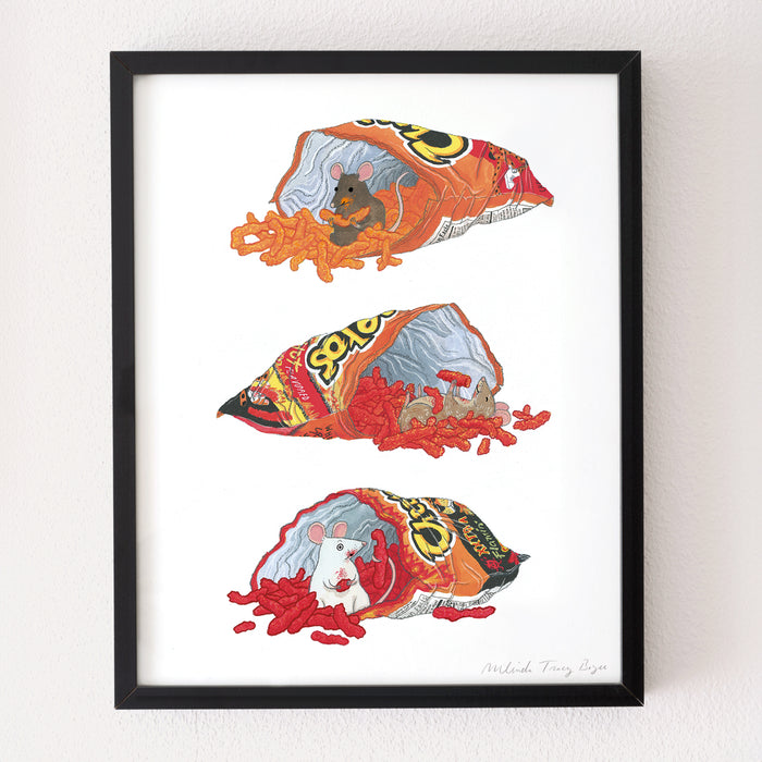 Cheeto Mice Print