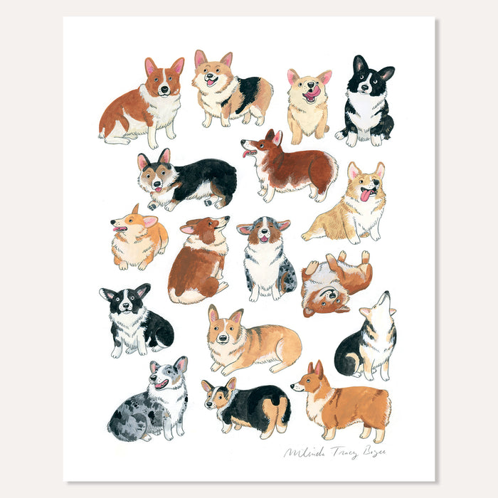 Corgi Print
