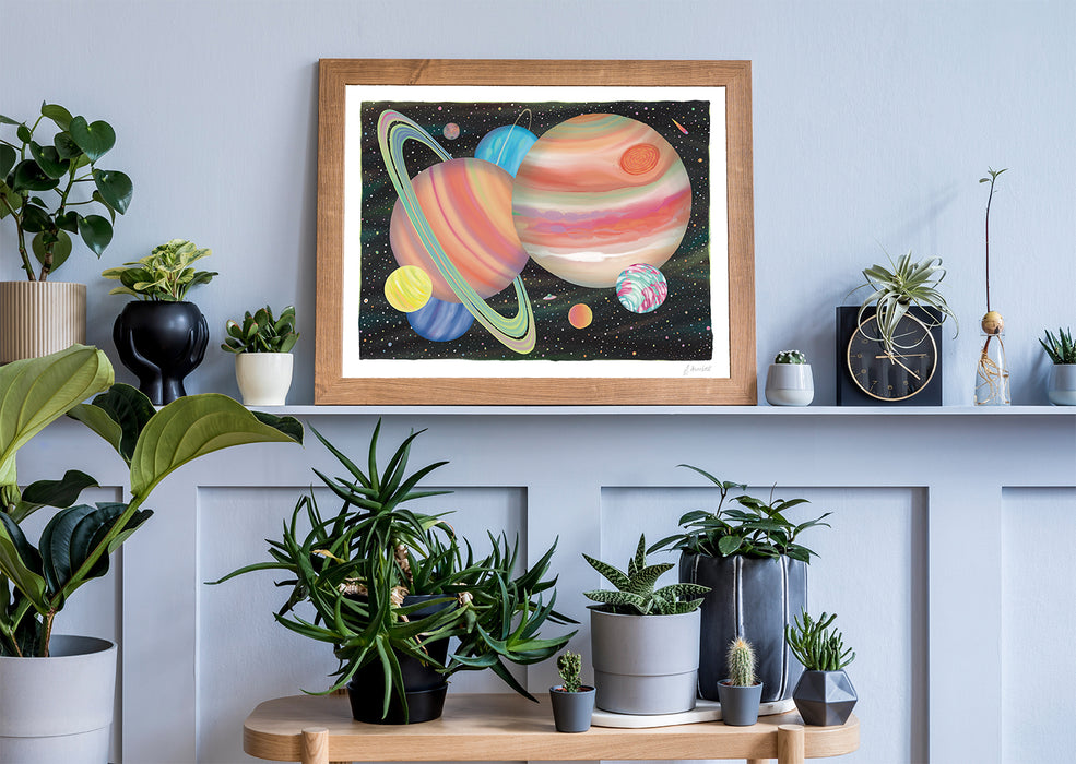 Crowded Space Print