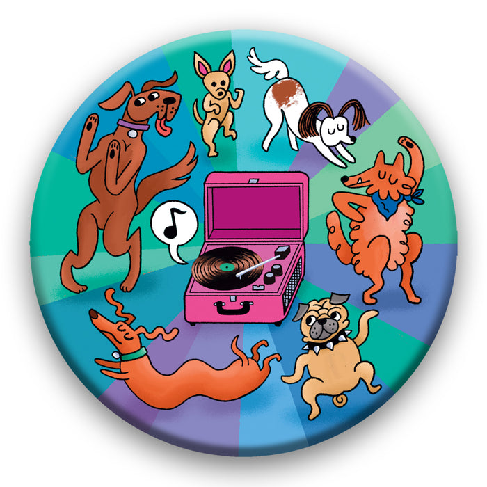 Dancing Dogs Magnet