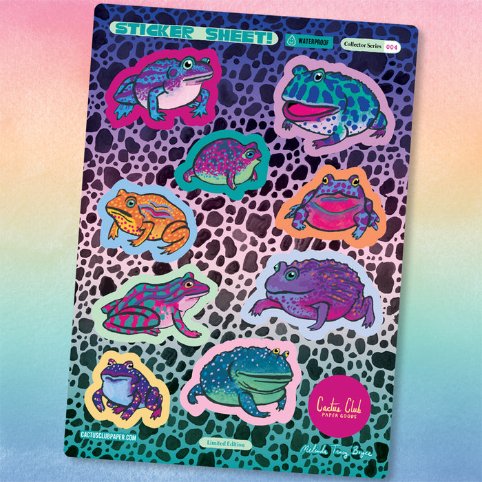 Froggy Fever Sticker Sheet