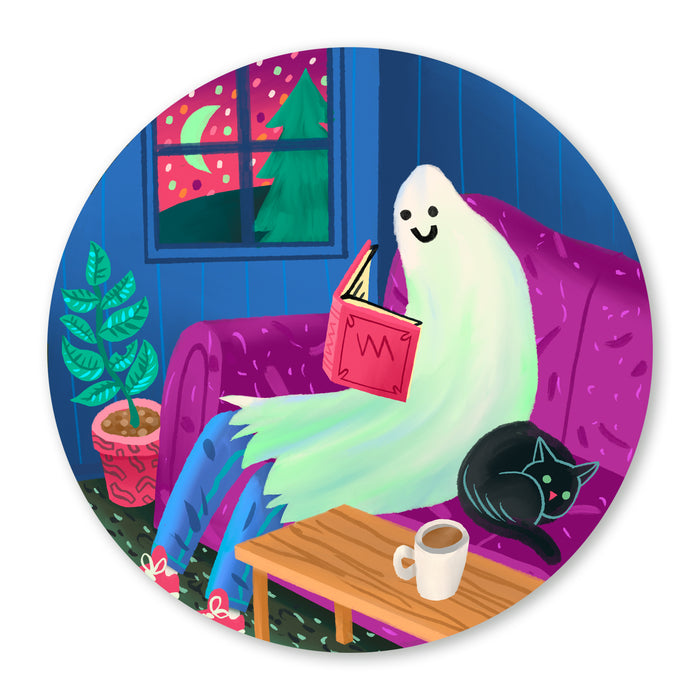 Ghost Reader Sticker