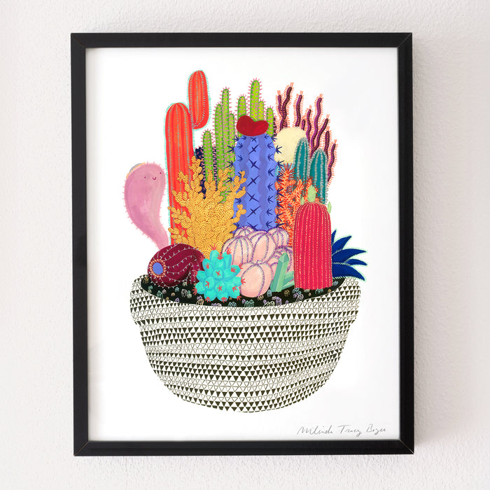 Ghostly Garden Print