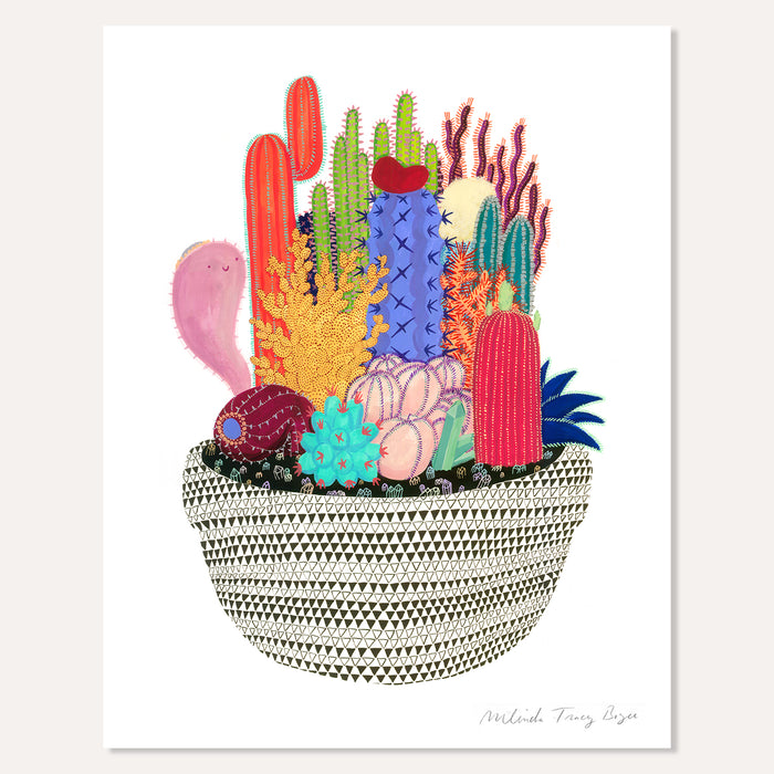 Ghostly Garden Print