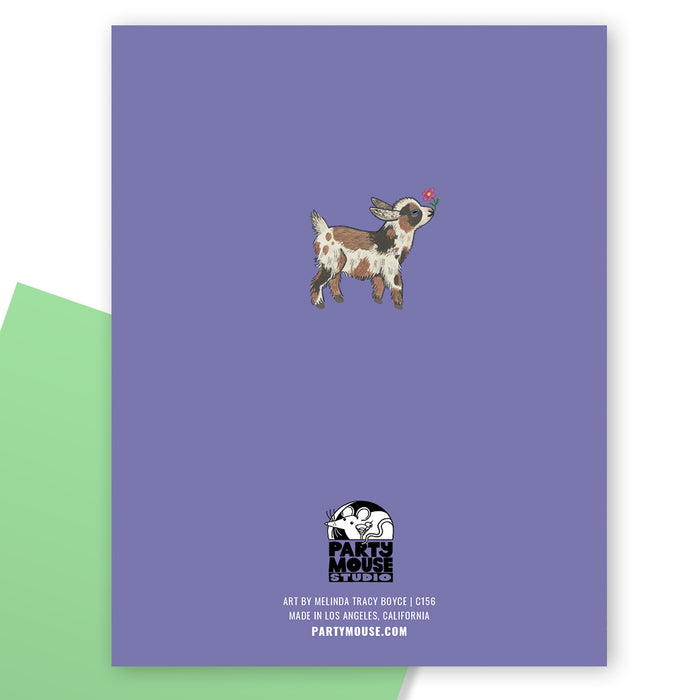 Goat Stack Birthday Card