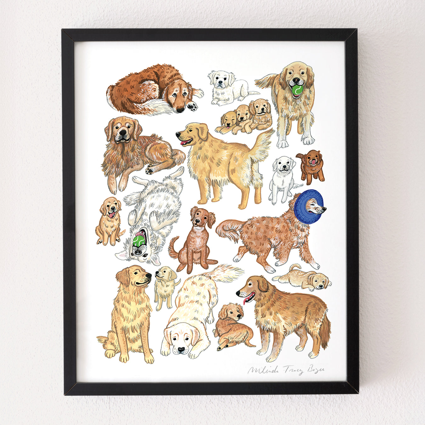 Dog Stickers, Greeting Cards, and Art Prints