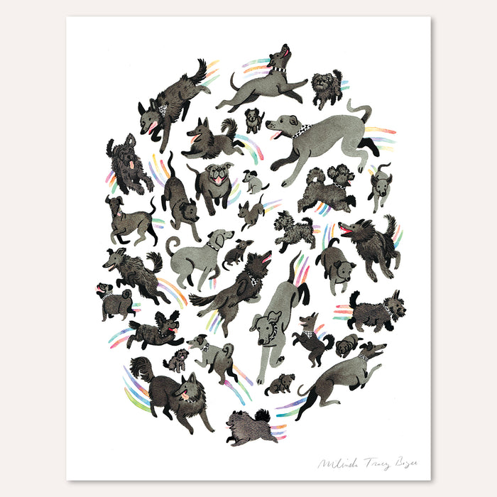 Good Luck Dog Print