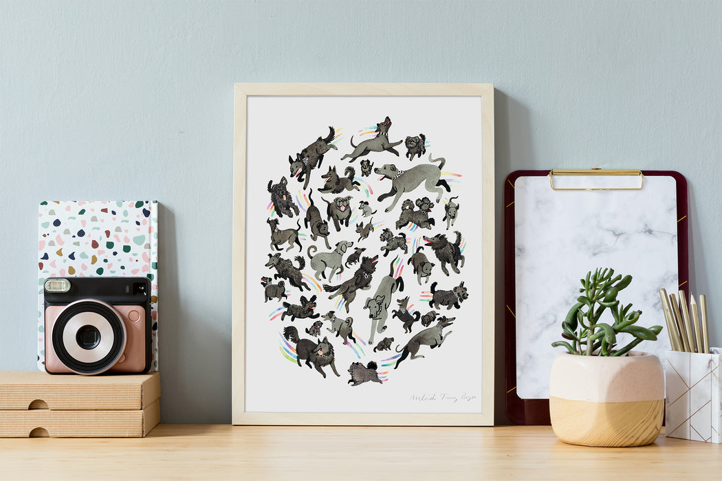 Good Luck Dog Print