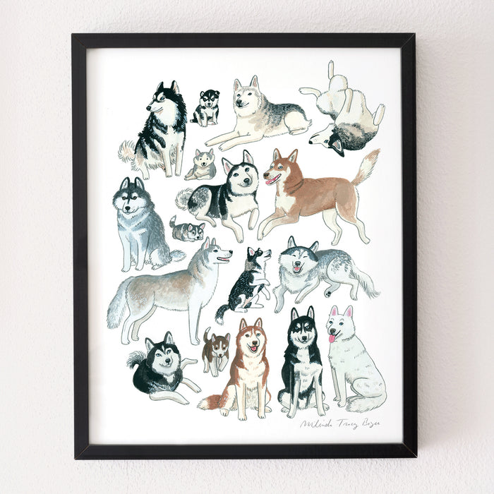 Husky Print