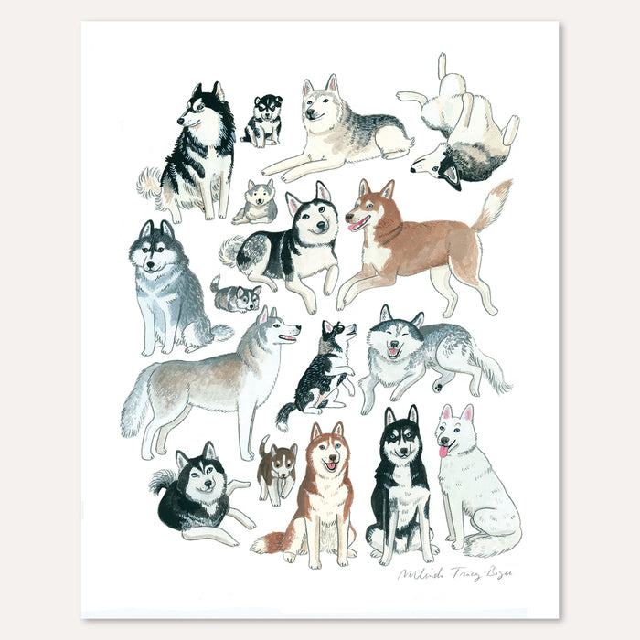 Husky Print