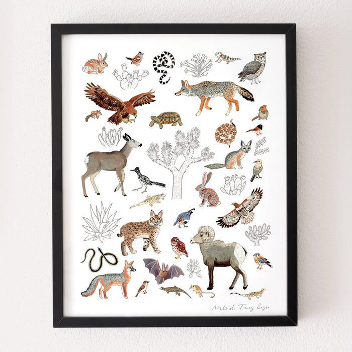 Joshua Tree Animalia Print