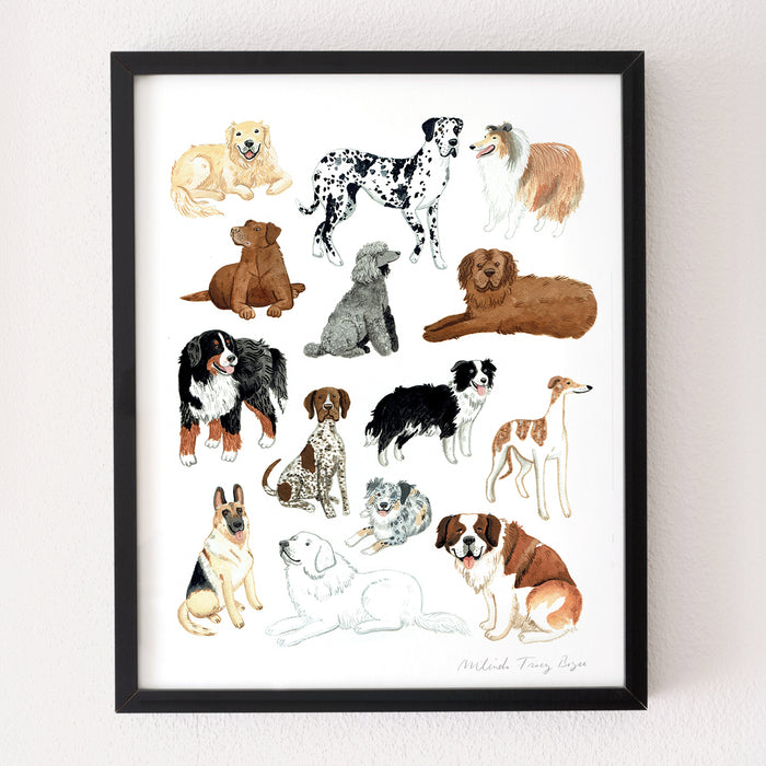 Large Dog Print