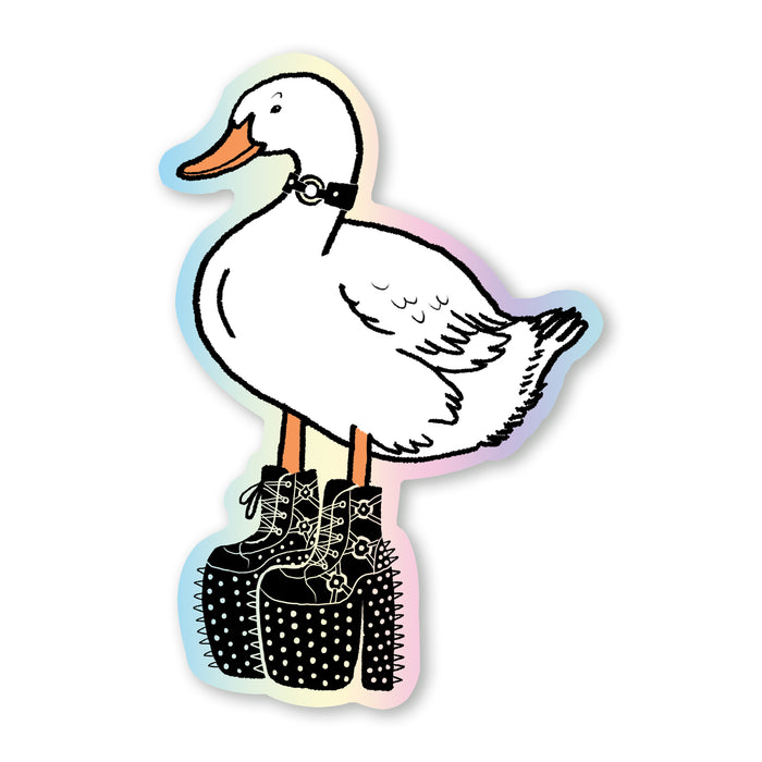 Leather Duck Sticker