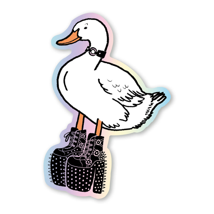 Leather Duck Sticker