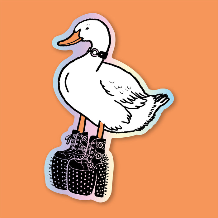 Leather Duck Sticker