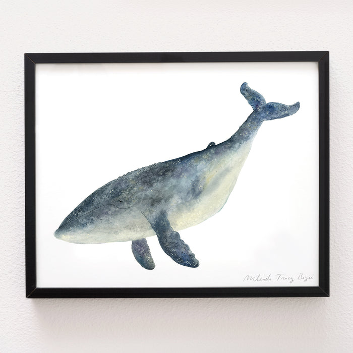 Lone Whale Print