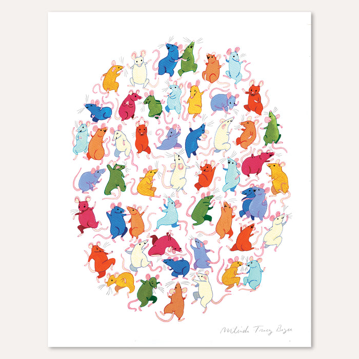 Mice Party Print