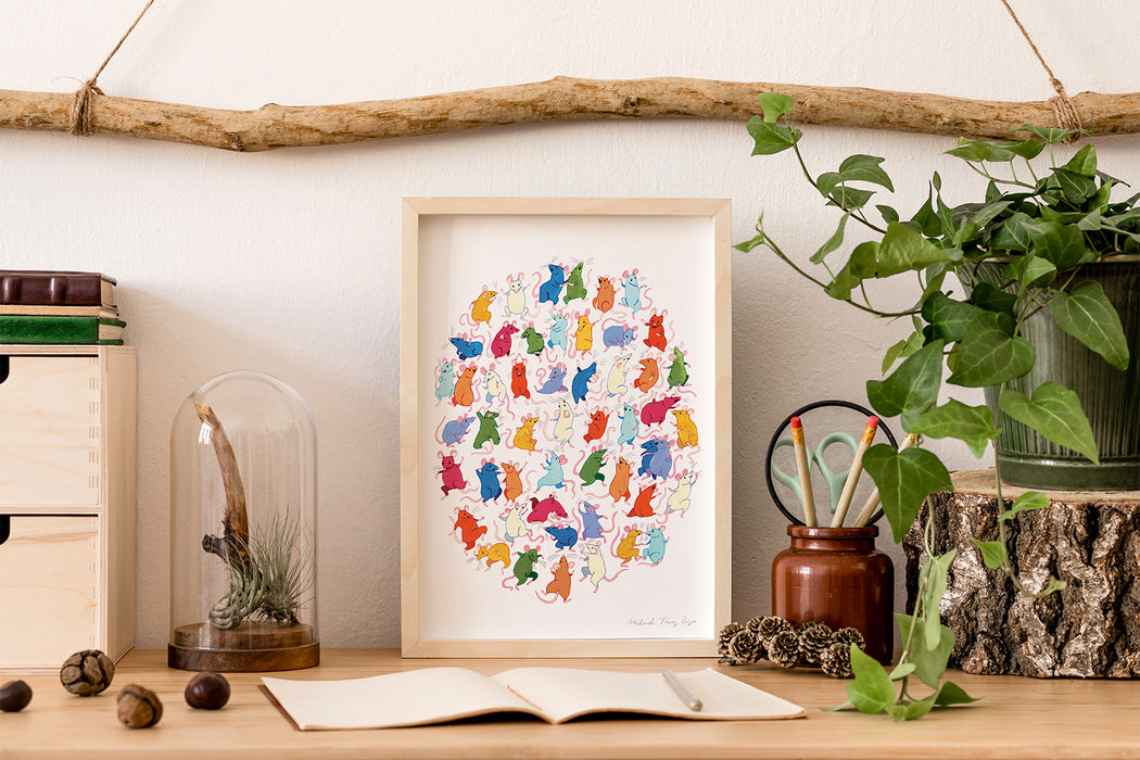 Mice Party Print