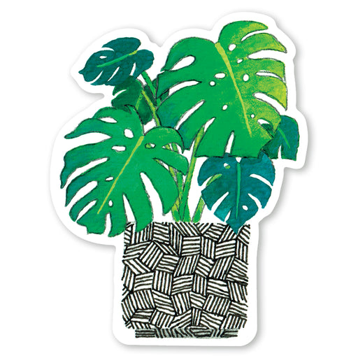 monstera sticker Monstera Sticker by Party Mouse Studio