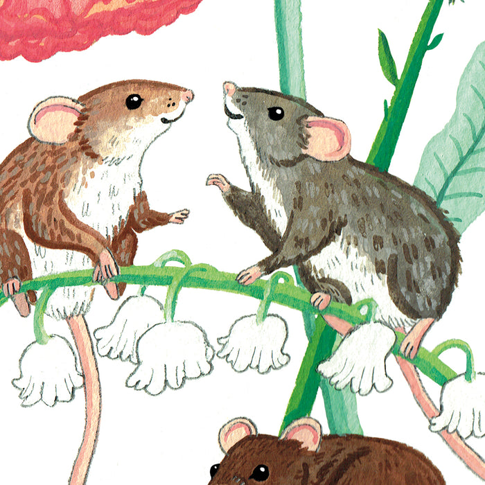 Mouse Garden Print