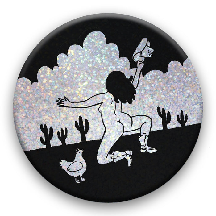 Naked Cowgirl Magnet