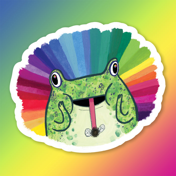 Oh My Frog Sticker