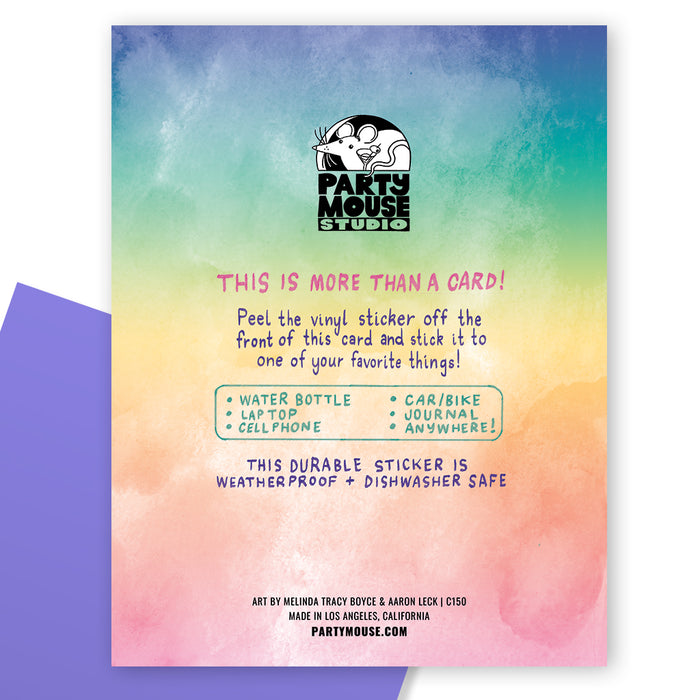 Pick-A-Sticker Birthday Card