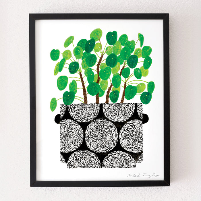 Pilea Plant Print