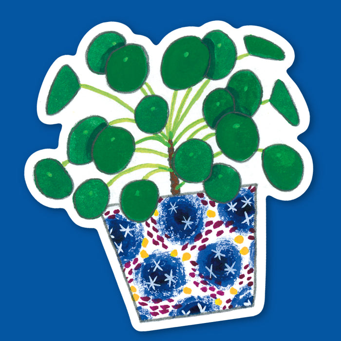 Pilea Plant Sticker