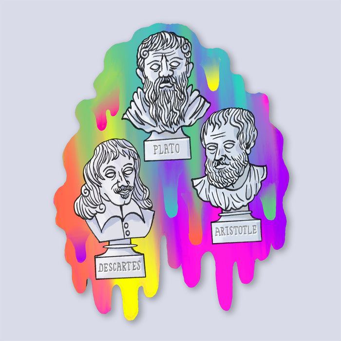 Western Philosophers Sticker