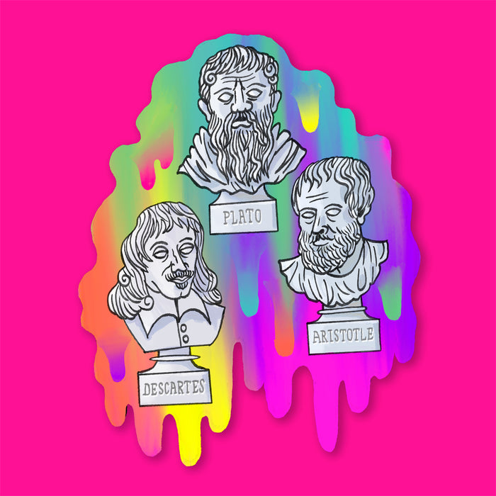 Western Philosophers Sticker