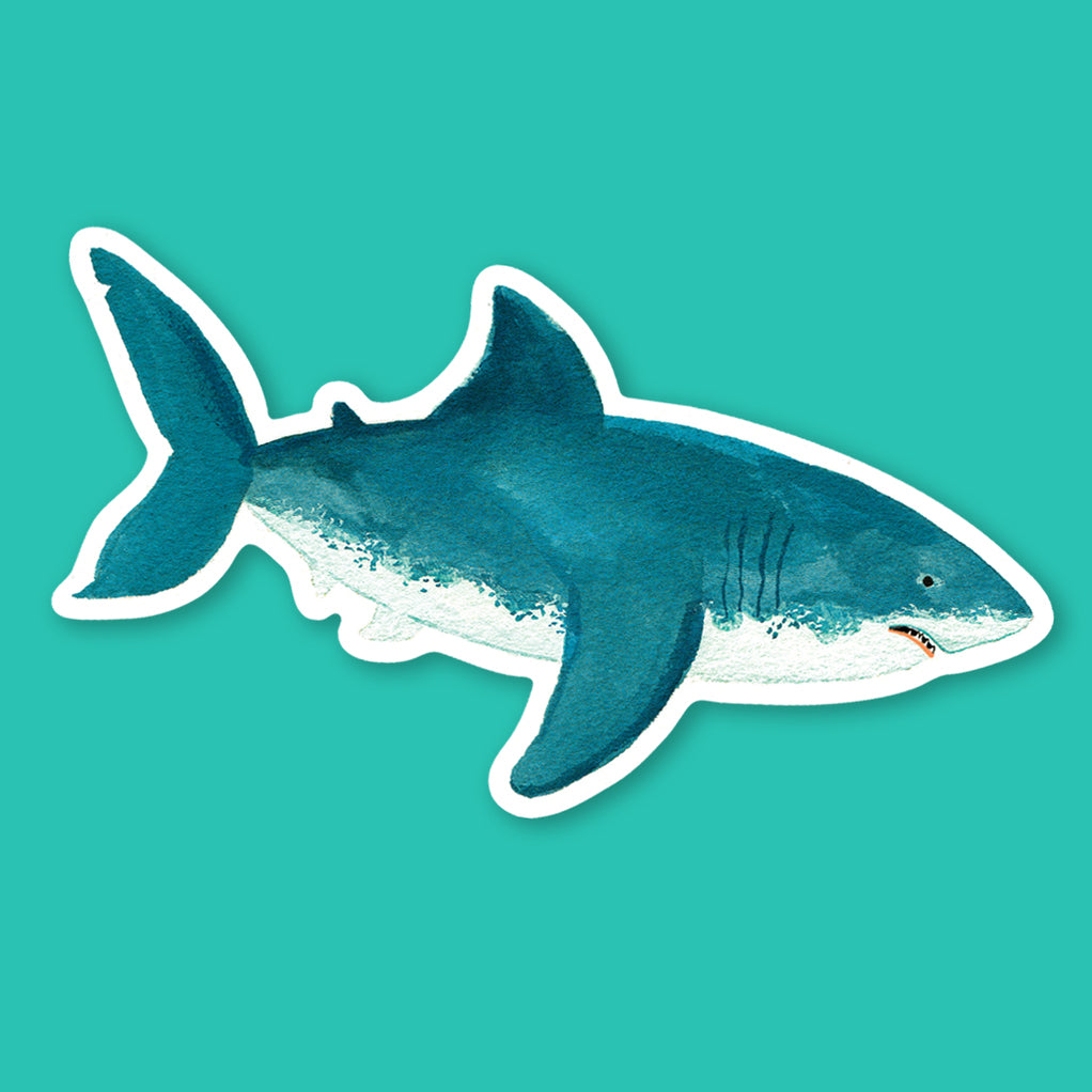Shark Sticker by Party Mouse Studio