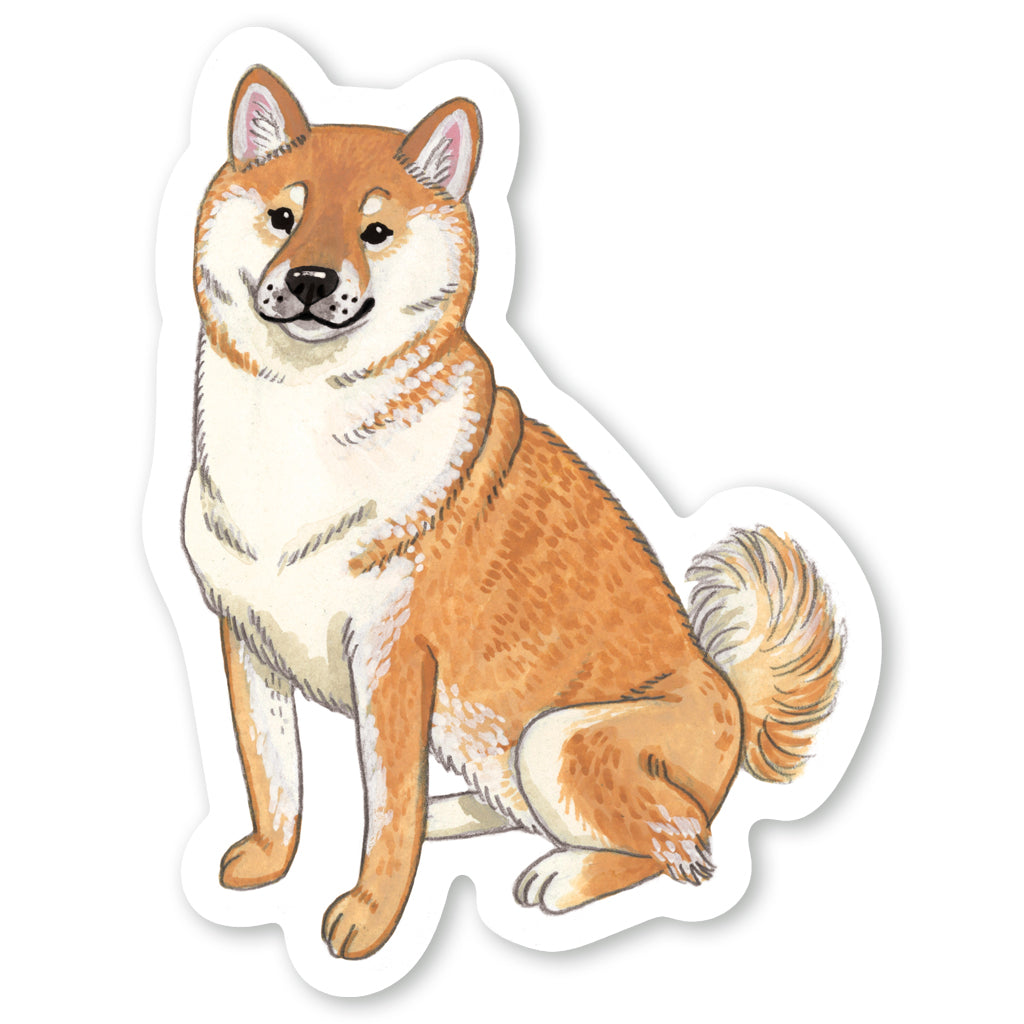 Shiba Inu Sticker by Party Mouse Studio