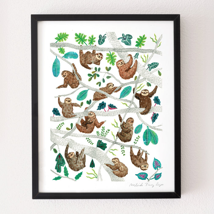 Sloth Squad Print