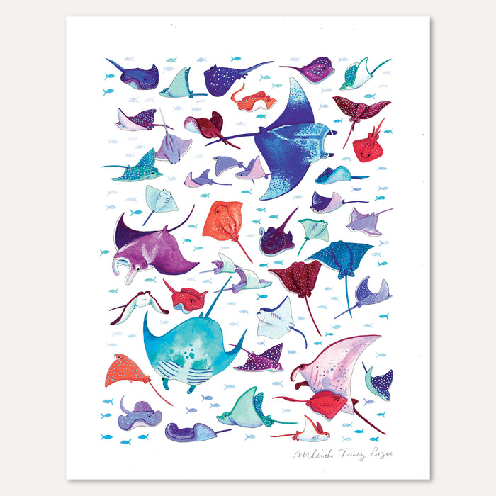 Sting Ray Fever Print