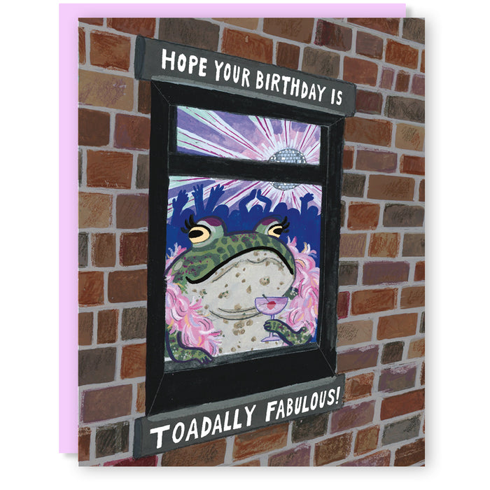 Toadally Fabulous Card