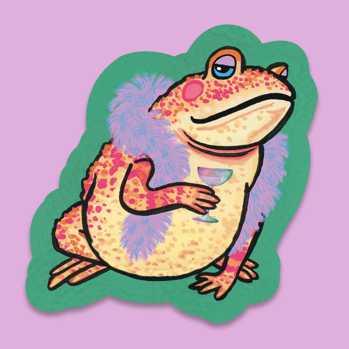 Toadally Fabulous Sticker