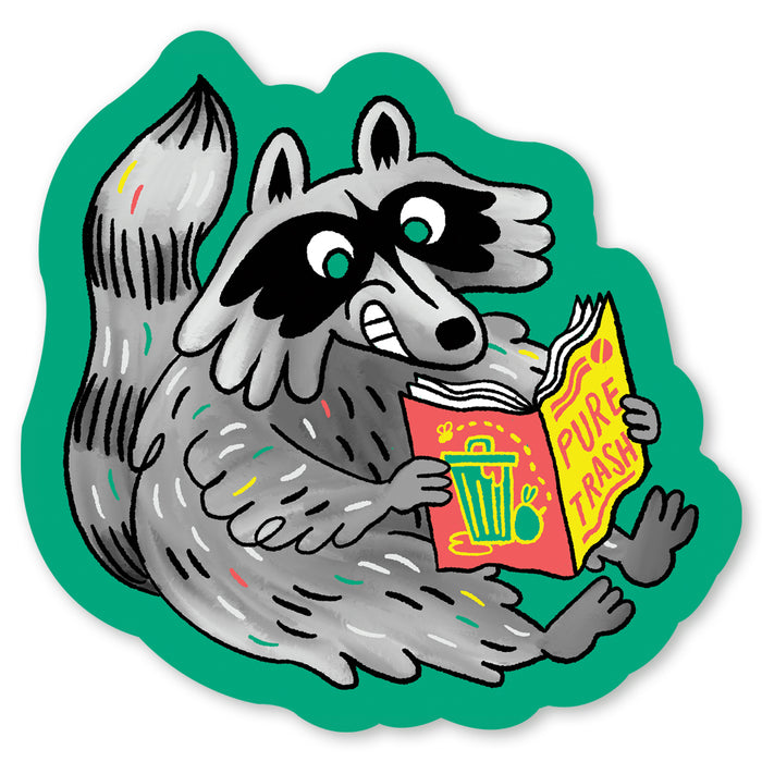 Trash Mag Raccoon Sticker