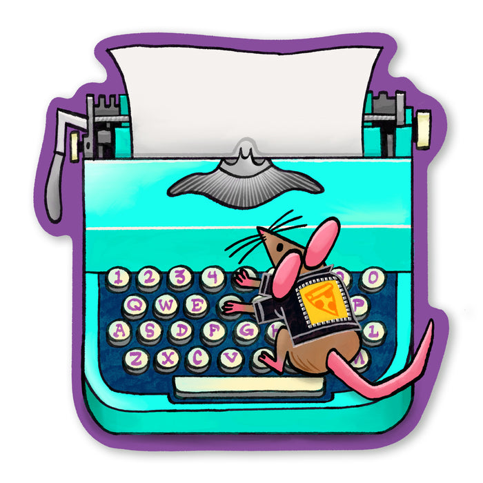 Writer Rat Sticker